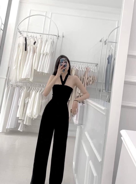 Jumpsuits Quần Suông Dài Cổ Yếm | BigBuy360 - bigbuy360.vn