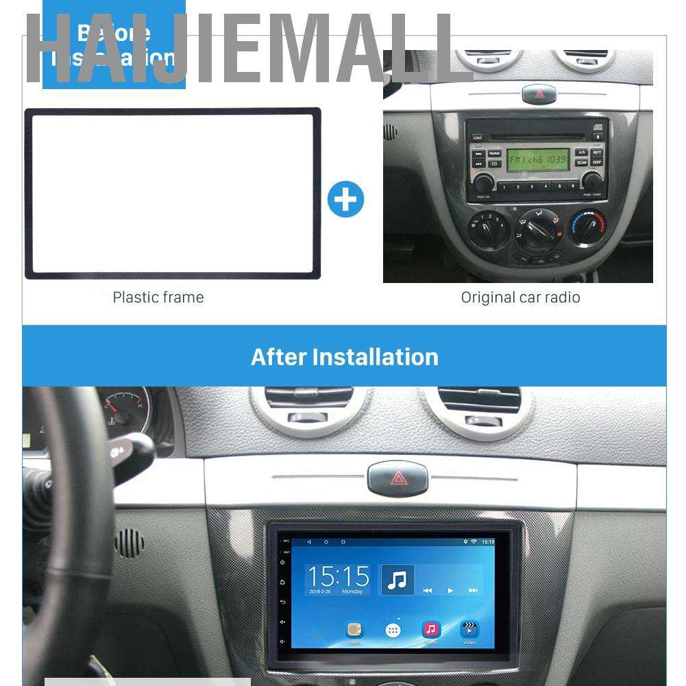 Khung Viền Máy Phát Dvd Radio Màn Hình 7in 2din Cho Xe Hơi Honda Fit 2007-2013