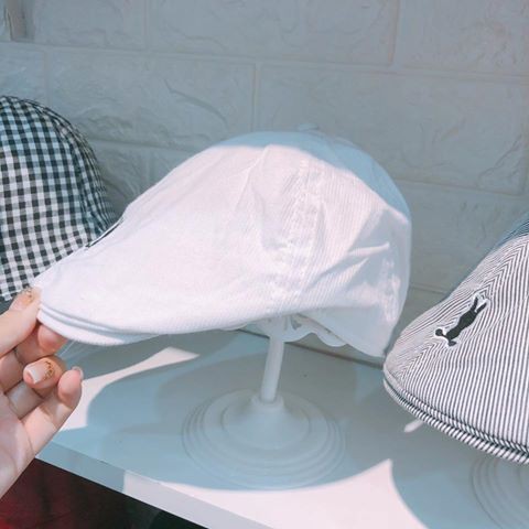 Nón bere họa tiết thỏ cho bé trai