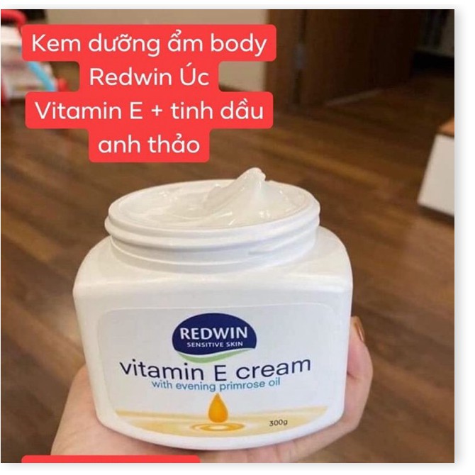 [Mã giảm giá mỹ phẩm chính hãng] Kem dưỡng ẩm Vitamin E Redwin Úc