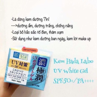 Kem dưỡng da 7in1 hadalabo nội địa nhật