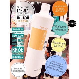 FS6 Dầu Gội Fanola Nutricare Chăm Sóc Tóc Khô Hư Tổn 1000ML FS6 .