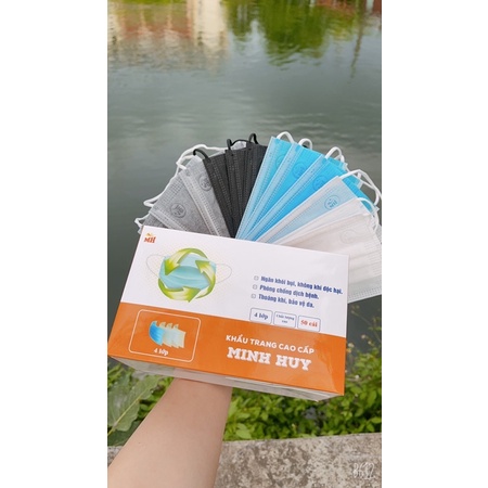 Khẩu trang hàng 4 lớp của công ty Minh Huy