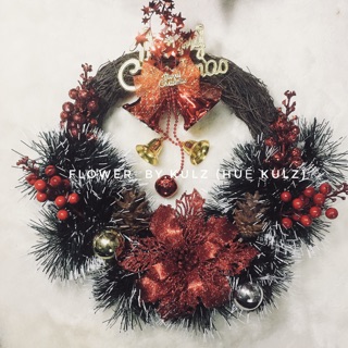Vòng nguyệt quế trang trí Noel size to