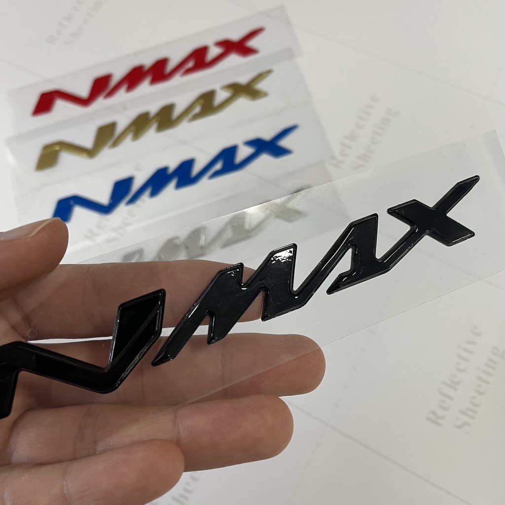Phụ kiện biểu tượng xe máy Yamaha Nmax Logo 3D v1 v2 1 Cặp