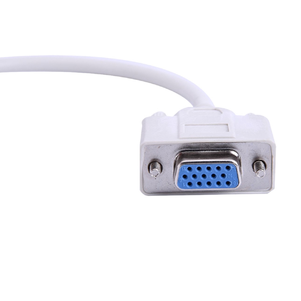 E 0.3 Meters Portable Size VGA SVGA 1 PC TO 2 MONITOR Male to 2 Female Y Adapter