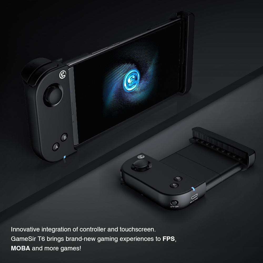 ┋Tay cầm chơi game một bên Bluetooth Gamesir T6 cho Android, iOs iPhone Liên quân, Pubg Mobile, Rule of Survival