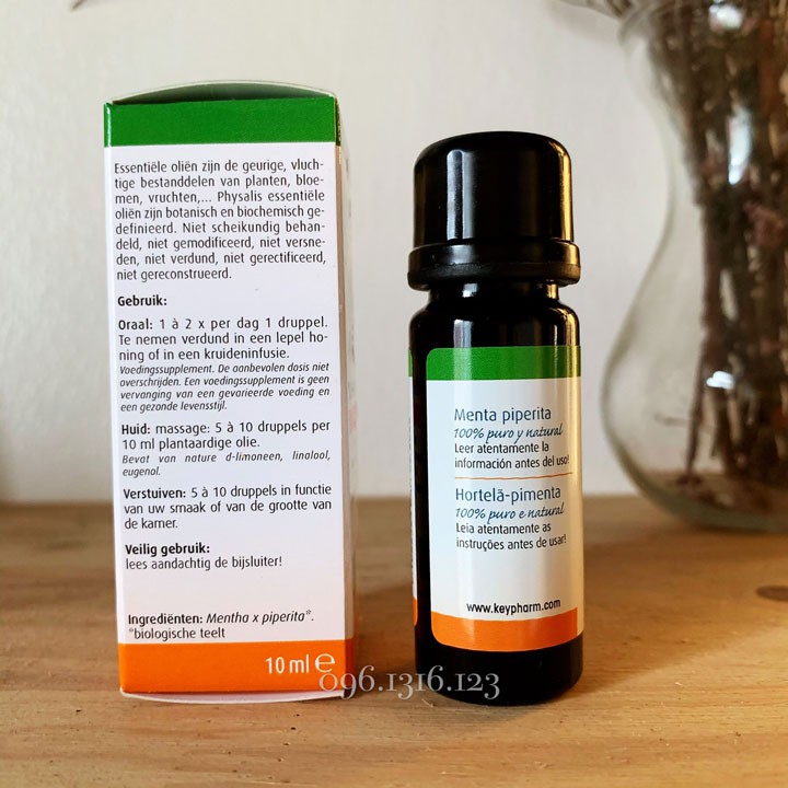 Tinh dầu bạc hà hữu cơ Physalis 10ml