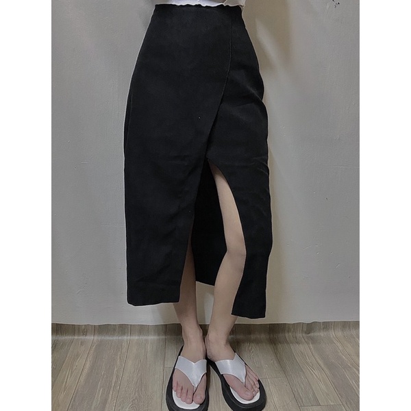 Chân váy dáng dài xẻ tả hot hit (Ảnh thật) | BigBuy360 - bigbuy360.vn