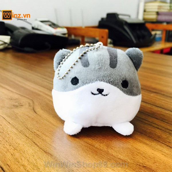 Móc khóa gấu bông mèo Neko Atsume  - Winz.vn