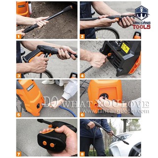 MÁY XỊT RỬA XE CAO ÁP WORX WG600E