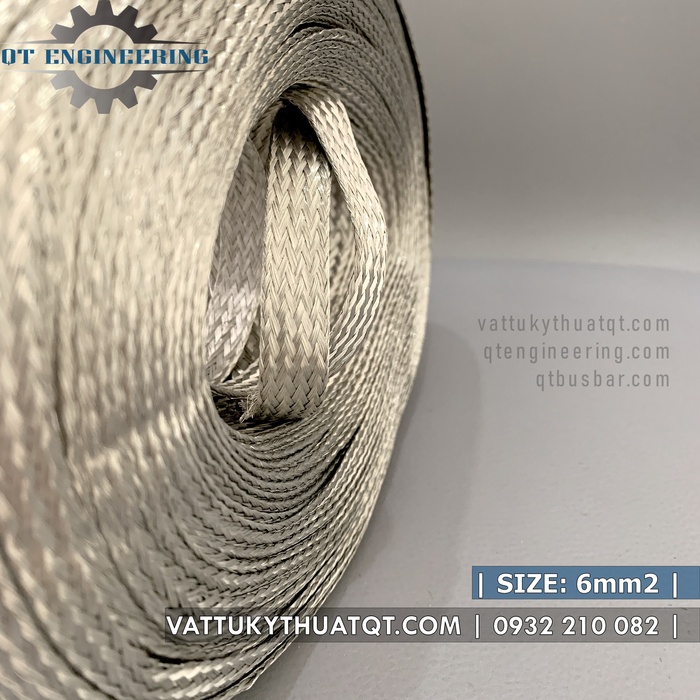Dây Đồng Bện Mạ Thiếc 6mm2 - Bán lẻ đoạn 1m, 5m