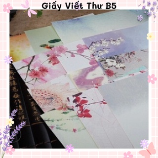 Giấy viết thư phong cách cổ trang B5 Gocnhocuaco0 VPP0096