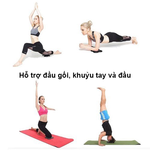 Đệm Kê Bảo Vệ Gối , Đầu, Khủy Tay Tập Yoga PAD Cao Su Hỗ Trợ Giảm Đau đầu gối và Các Tư Thế YOGA