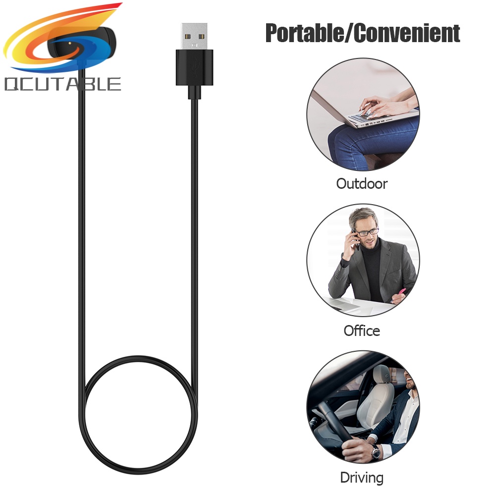 Dây cáp sạc USB 1m cho đồng hồ thông minh Huami Amazfit T-Rex Pro/Zepp E/Zepp Z