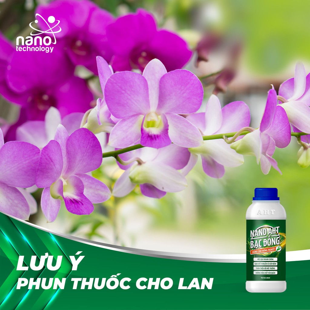 Phân bón vi lượng Nano bạc đồng AHT 100 ml/500ml