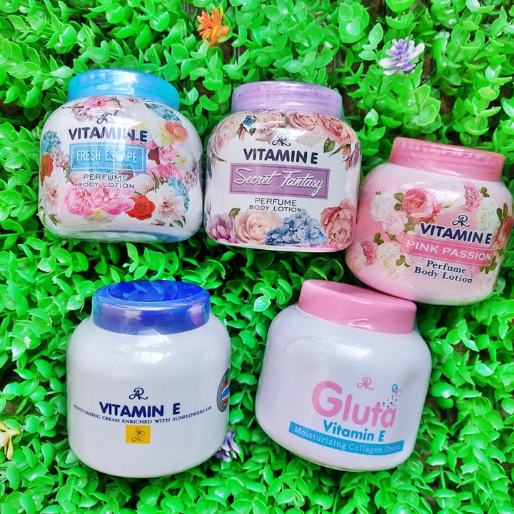 [Sỉ-Rẻ] Kem Aron Vitamin E hương nước hoa dưỡng da cấp ẩm chống nứt nẻ Thái lan 200g - HKB368 [Lẻ-Sỉ]