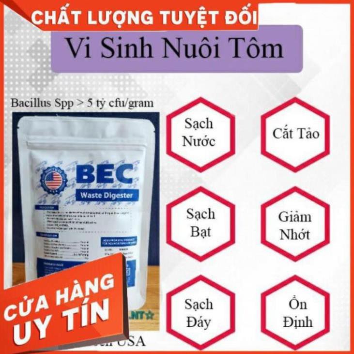 [Hàng Loại 1- Nhập Khẩu]  Vi Sinh Nuôi Tôm Cắt Tảo Độc,Giảm Nhớt Bạt BEC《 Mua 10 Tặng 1》