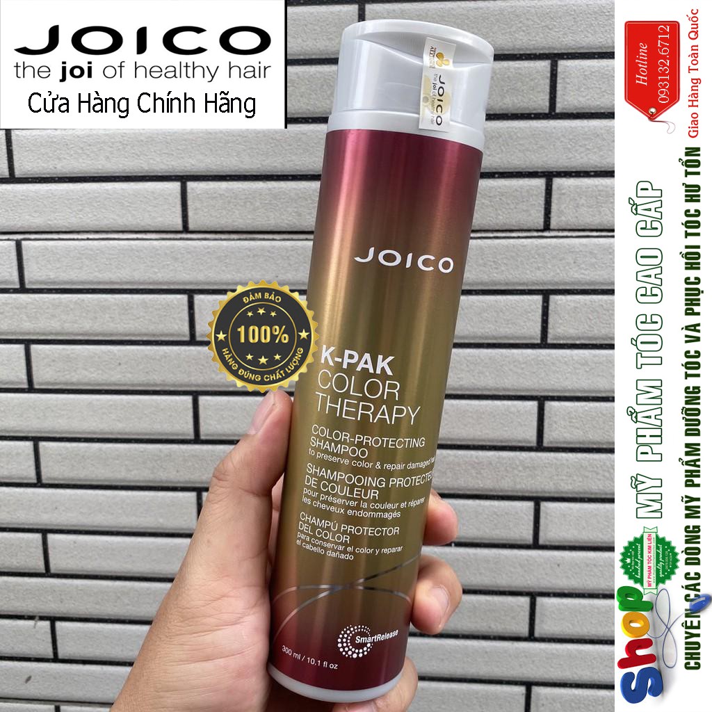 [Joico-USA] Dầu gội xả dưỡng màu tóc nhuộm JOICO K-PAK COLOR THERAPY   300ml x2 ( New 2020)