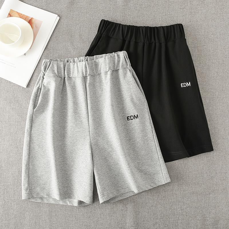 QUẦN LỬNG NỮ 💓 FREESHIP💓  Quần Nỉ Short Nữ Đen Xám Co Giãn, Quần Ngố  Đùi Nữ Trơn Basic, 2SEC ClosetTTA658