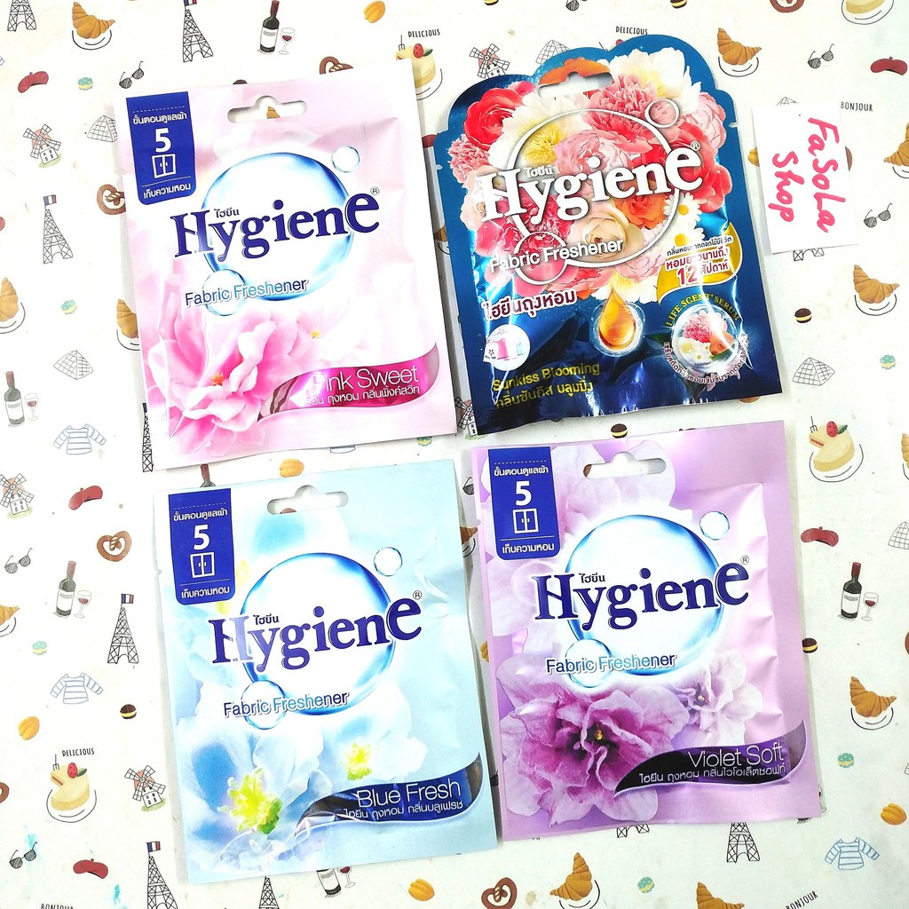 Túi Thơm Hygiene Thái Lan Hương Hoa Treo Phòng Ngủ, Tủ Quần Áo