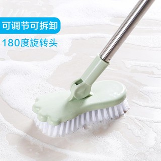 Bàn chải chà sàn nhà tắm cán dài cứng có thể thu gọn