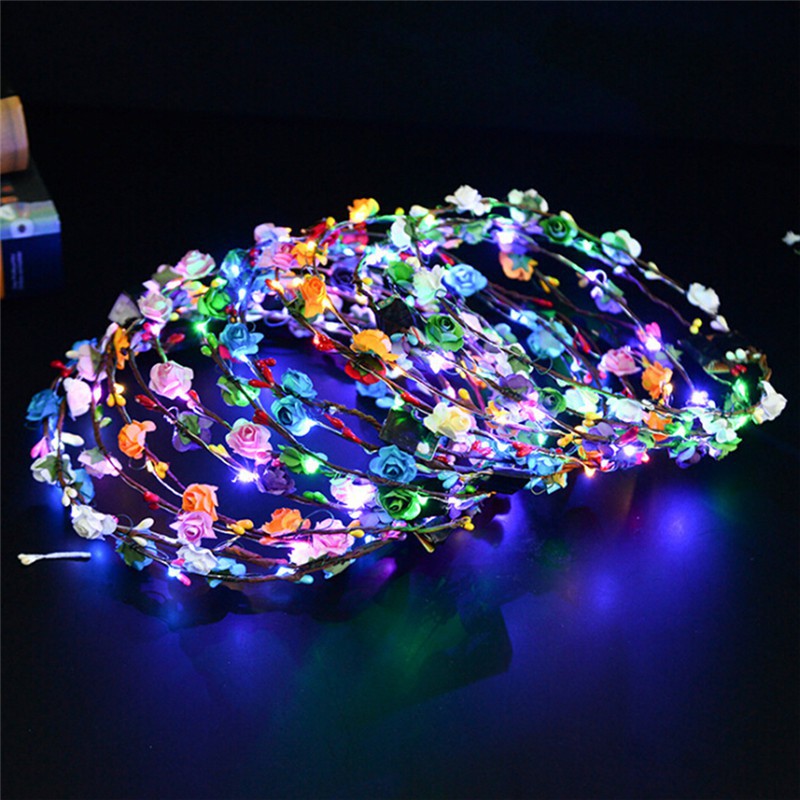 Băng Đô Hoa Có Đèn LED Phát Sáng