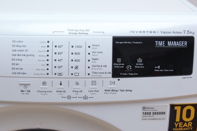 [Mã ELHA22 giảm 5% đơn 300K] [ELHAP1 giảm tối đa 200K] Công tắc máy giặt ELECTROLUX EWF10744