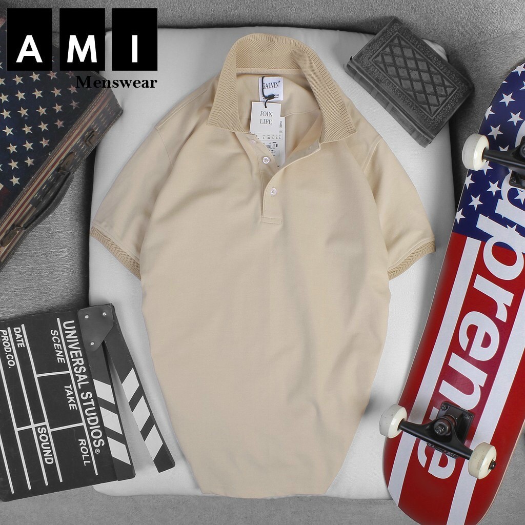 Áo Polo Nam Basic Cổ Dệt cao cấp, Áo Phông Nam Có Cổ Vải Cá Sấu Cao Cấp [Hàng Đẹp]PL2 | BigBuy360 - bigbuy360.vn