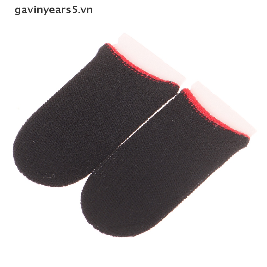 Set 2 Găng Tay Chống Mồ Hôi Bảo Vệ Ngón Tay Màn Hình Cảm Ứng Chơi Game