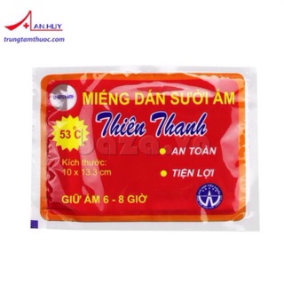 Miếng dán sưởi ấm Thiên Thanh (hộp 10 miếng)
