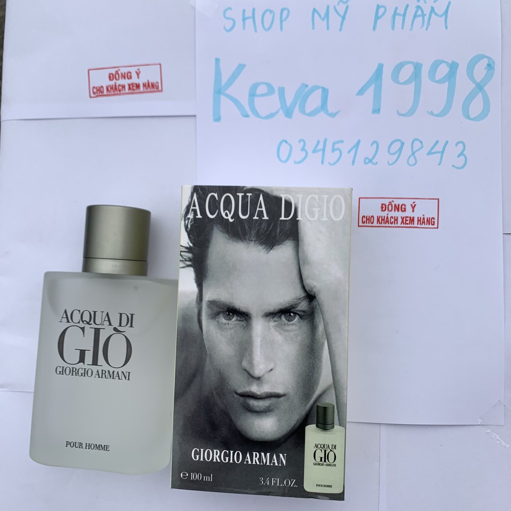 Nước hoa nam nữ GIO trắng