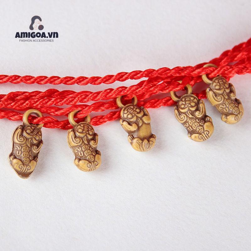 ✨✨Vòng Tay Phong Thủy Dây Đỏ May Mắn HANDMADE Nhiều Hình