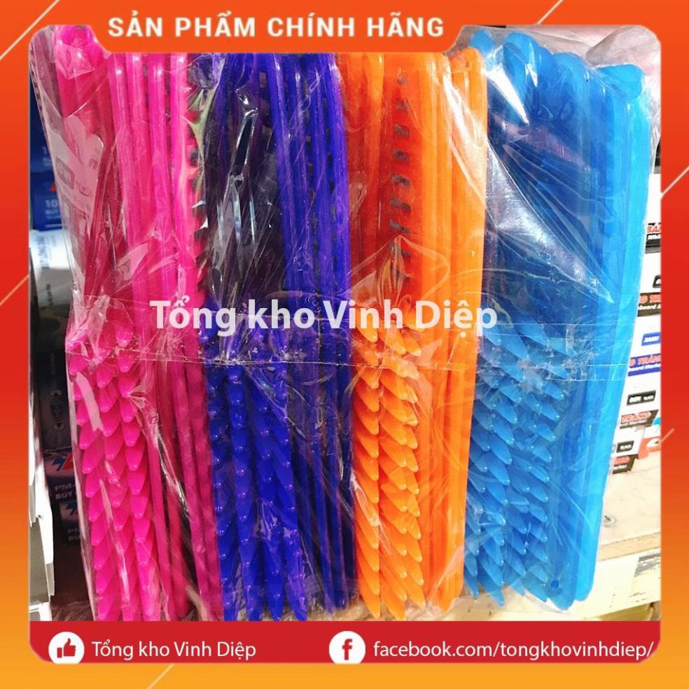 Combo 1 túi 30 chiếc lược chải tóc răng thưa to chất nhựa bền đẹp
