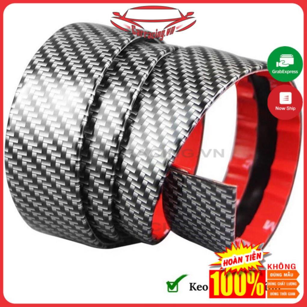 Nẹp chống xước ô tô CARRACING Nẹp cacbon bảo vệ Xe Hơi bước chân cửa xe oto , 3cm, 5cm, 7cm Nội thất phụ kiện đồ chơi | BigBuy360 - bigbuy360.vn