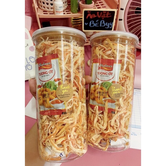 Mực Xé Sợi Hấp Nước Đứa 250G