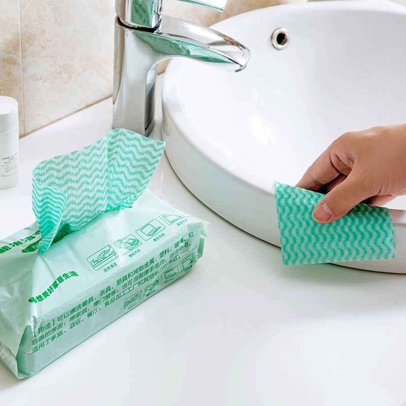 Set 80 Khăn Lau Chén Dĩa Không Dính Có Thể Tái Sử Dụng