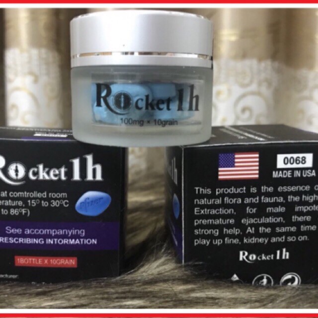 Rocket 1H - Đẳng cấp phái mạnh ( Hộp 10 viên - Hàng chuẩn USA )