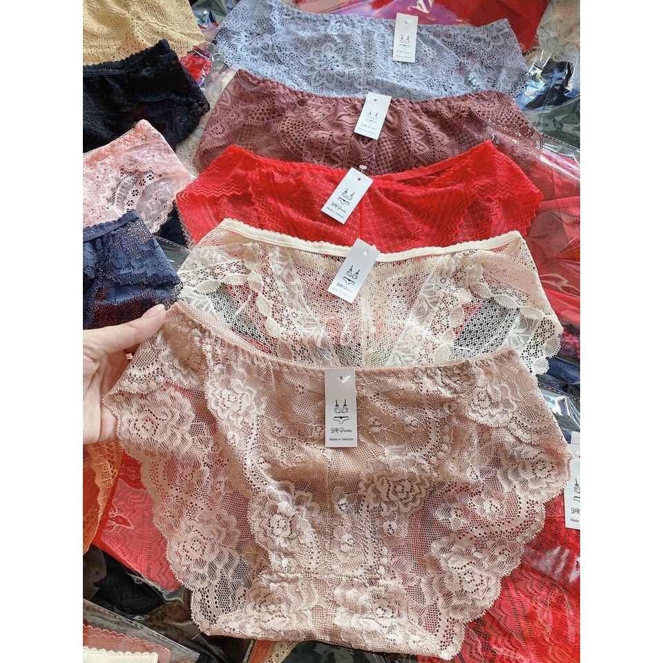 HỘP 5 QUẦN LÓT REN VIỀN SÓNG SEXY THIÊN NGA SIÊU THOÁNG