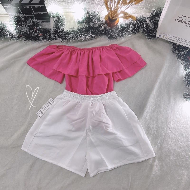 Áo bẹt vai bèo suông sơ vin rất dễ thương full màu đẹp