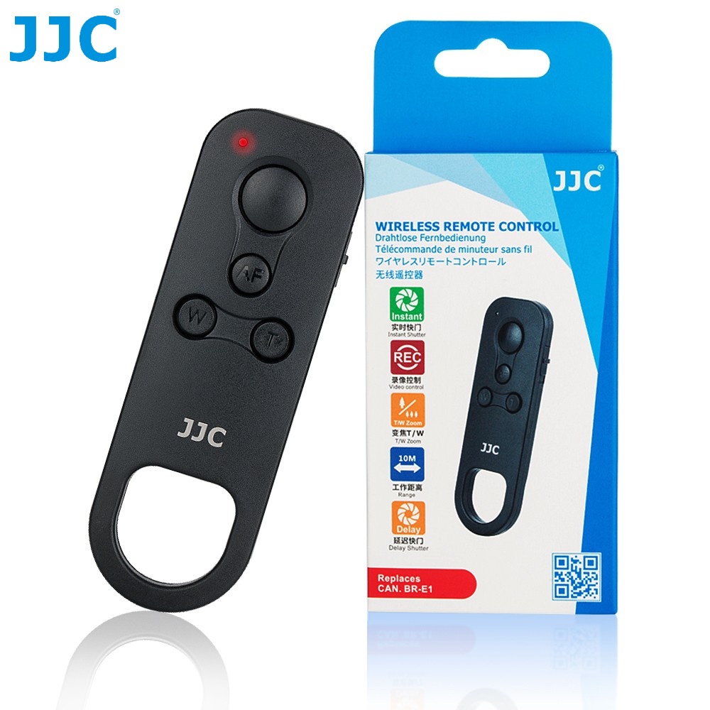 JJC Remote Điều Khiển Từ Xa Không Dây Bluetooth Cho Máy Ảnh Canon EOS R100 R50 R50V R10 R8 R7 R6 Mar