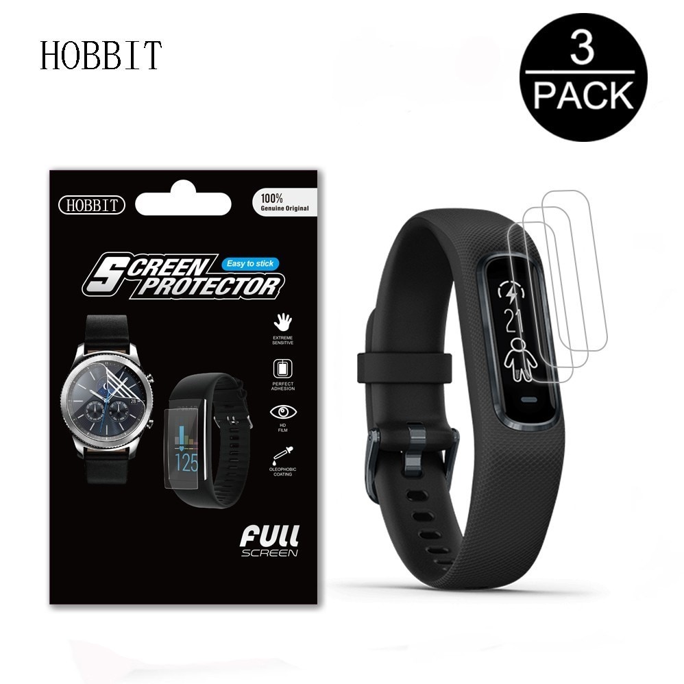 Set 3 miếng dán bảo vệ màn hình cho đồng hồ thông minh Garmin Vivosmart 4