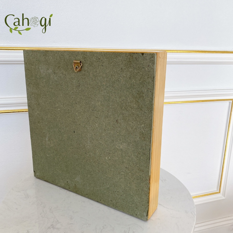 Khung Tranh Vuông Gỗ Thông Dùng Trong Cắm Hoa Và Trang Trí Tiểu Cảnh Terrarium Nhiều Kích Thước