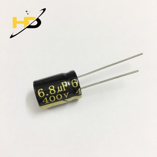 Gói 10 Con Tụ Hóa 6.8uF 400V-Linh Kiện Điện Tử