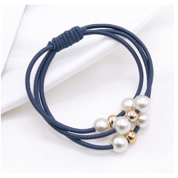 Set 5 Dây Buộc tóc 3 sợi ngọc trai Đơn Giản Phong Cách Hàn Quốc Cho Nữ, Phụ Kiện Tóc Thời TrangCT007