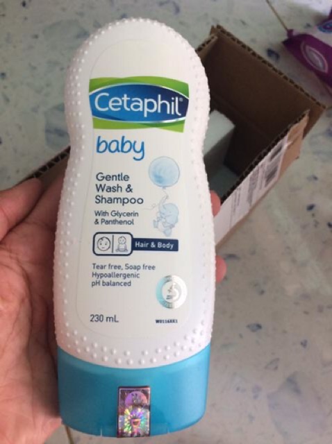 Sữa tắm gội 2 trong 1 Cetaphil Baby Gentle Wash & Shampoo 230ml