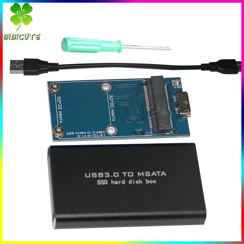 Hộp Đựng Ổ Cứng Ls-721M Usb 3.0 Sang Msata Ssd 3060 / 3042 Kèm Dây Cáp | BigBuy360 - bigbuy360.vn