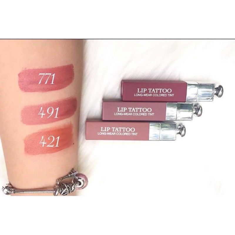 Son Dior Addict Lip Tattoo màu 491 & 771 UNBOX