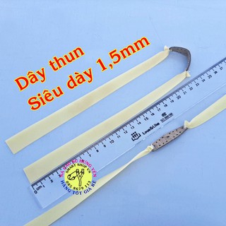 Dây thun siêu dày 1.5mm loại 1, miếng da thay thế