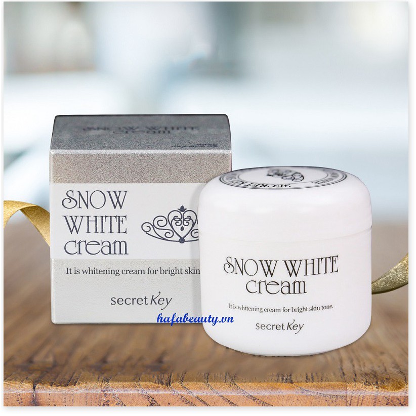 [Mã giảm giá] Kem dưỡng trắng da 4 trong 1 Secret Key Snow White Cream 50g